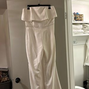 White/ivory jumpsuit